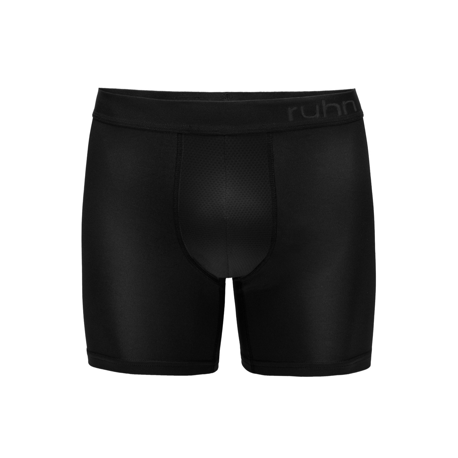 Activated Black Agility 5-inch men’s performance trunks by ruhn
